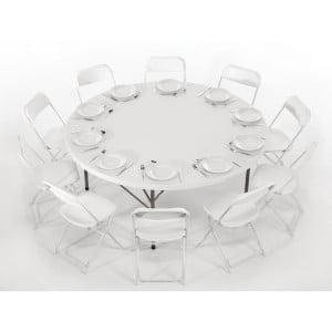 Table ronde pliable - Bolero - Fourniresto