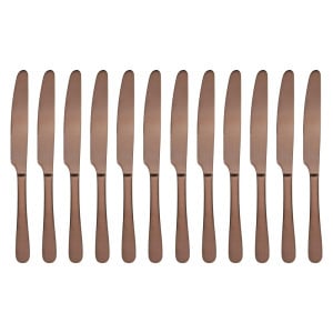 Cyprium Copper Table Knives - Set of 12 - Olympia