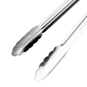 405mm purple serving tongs - Vogue - Fourniresto