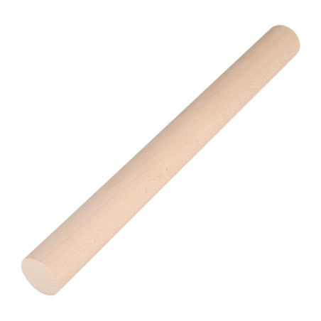 Wooden Rolling Pin - 457 mm - Vogue - Fourniresto