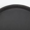 Non-slip round black fiberglass tray 280mm - Olympia KRISTALLON - Fourniresto