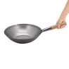 Wok en Acier Doux - 33 cm - Vogue - Fourniresto