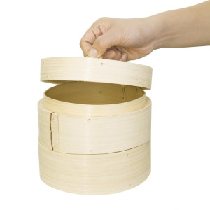 Bamboo steamer basket 15.2 cm - Vogue - Fourniresto