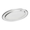 Oval stainless steel serving dish - 500mm - Olympia - Fourniresto