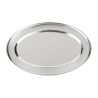 Oval stainless steel serving dish - 605mm - Olympia - Fourniresto