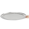 Plat de service ovale inox - 660mm - Olympia - Fourniresto