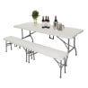 Folding white center table 1829mm - Bolero - Fourniresto