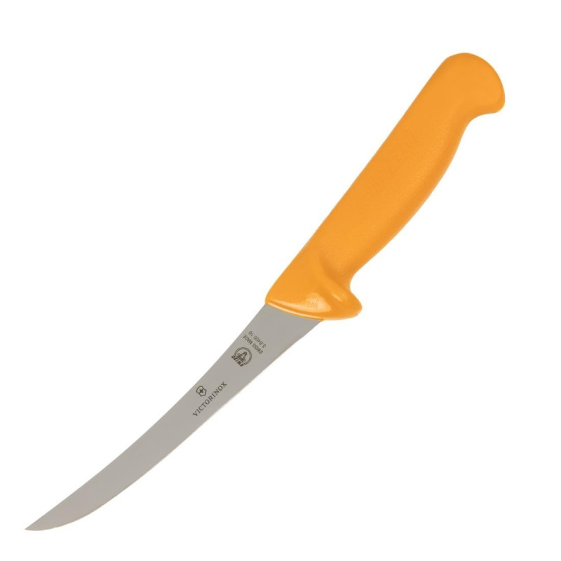 Curved Boning Knife with Rigid Blade - 160mm - FourniResto