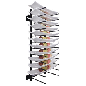 Wall Plate Rack for 12 Plates - FourniResto