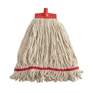 Broom mop head with red retaining band - Scot Young - Fourniresto