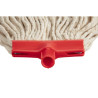 Broom mop head with red retaining band - Scot Young - Fourniresto