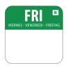 Green Food Labels "Friday" - Pack of 1000 - Vogue