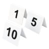 Set of plastic table numbers 1-10 - Olympia - Fourniresto