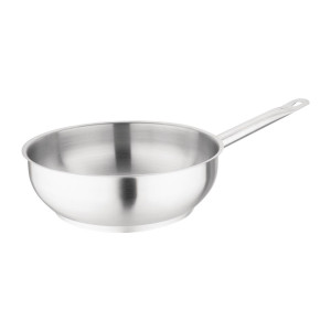 Stainless Steel Saute Pan - Ø 240 mm - Vogue