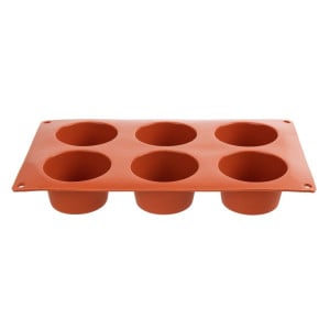 Μούχλα 6 Muffins από Σιλικόνη Formaflex - Pavoni