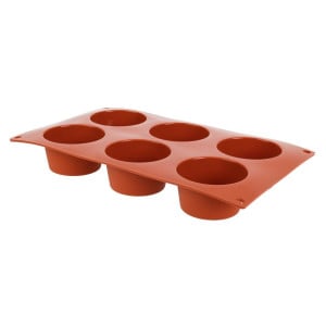 Μούχλα 6 Muffins από Σιλικόνη Formaflex - Pavoni