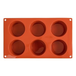 Μούχλα 6 Muffins από Σιλικόνη Formaflex - Pavoni