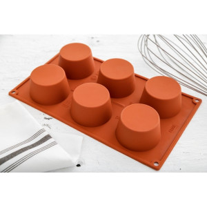 Μούχλα 6 Muffins από Σιλικόνη Formaflex - Pavoni