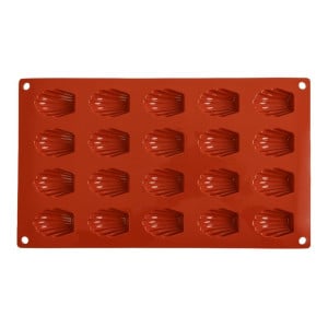 Μούχλα 20 Μίνι-Μαντλέν σε Σιλικόνη Formaflex - GN 1/3 - Pavoni