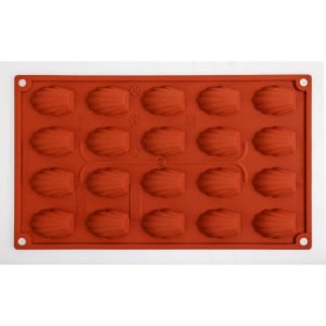 Μούχλα 20 Μίνι-Μαντλέν σε Σιλικόνη Formaflex - GN 1/3 - Pavoni