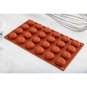 Moule 24 Pomponnettes en Silicone Formaflex - Pavoni