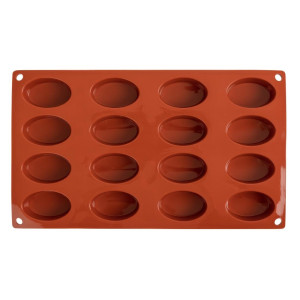 Μούχλα 16 Οβάλ σε Σιλικόνη Formaflex - GN 1/3 - Pavoni
