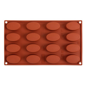 Μούχλα 16 Οβάλ σε Σιλικόνη Formaflex - GN 1/3 - Pavoni