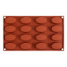 Μούχλα 16 Οβάλ σε Σιλικόνη Formaflex - GN 1/3 - Pavoni