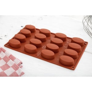 Μούχλα 16 Οβάλ σε Σιλικόνη Formaflex - GN 1/3 - Pavoni