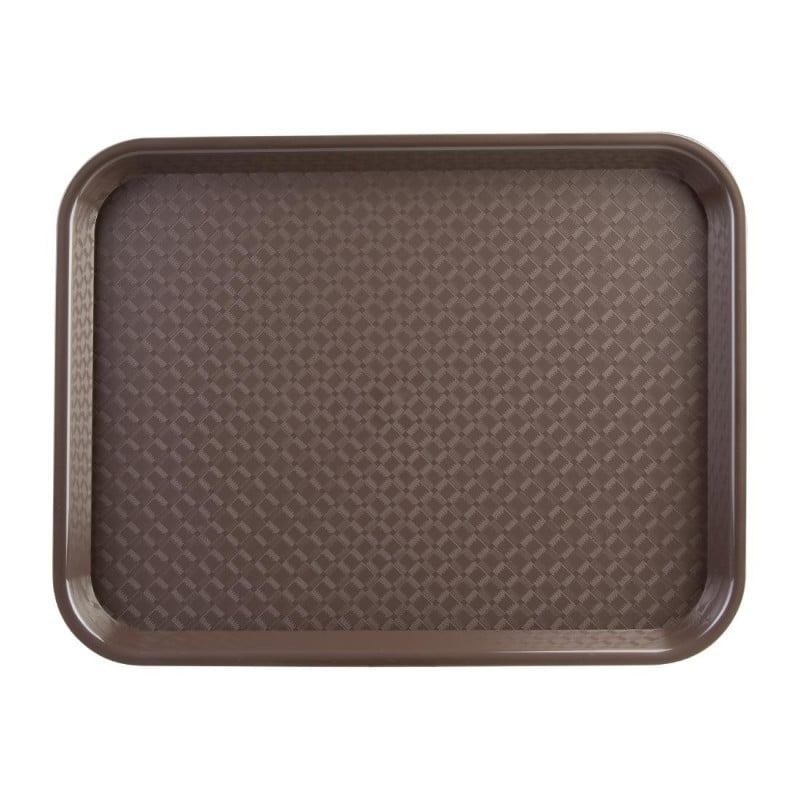 Plateau self-service 305 x 415mm marron - Olympia KRISTALLON - Fourniresto