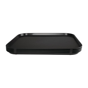 Πλατό self-service μαύρο 450 x 350mm - Olympia KRISTALLON - Fourniresto