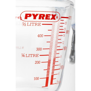 Μετρητής γυαλιού με κλίμακα 500ml - Pyrex - Fourniresto