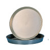 Pizza plate in black iron 25.4 cm - FourniResto - Fourniresto