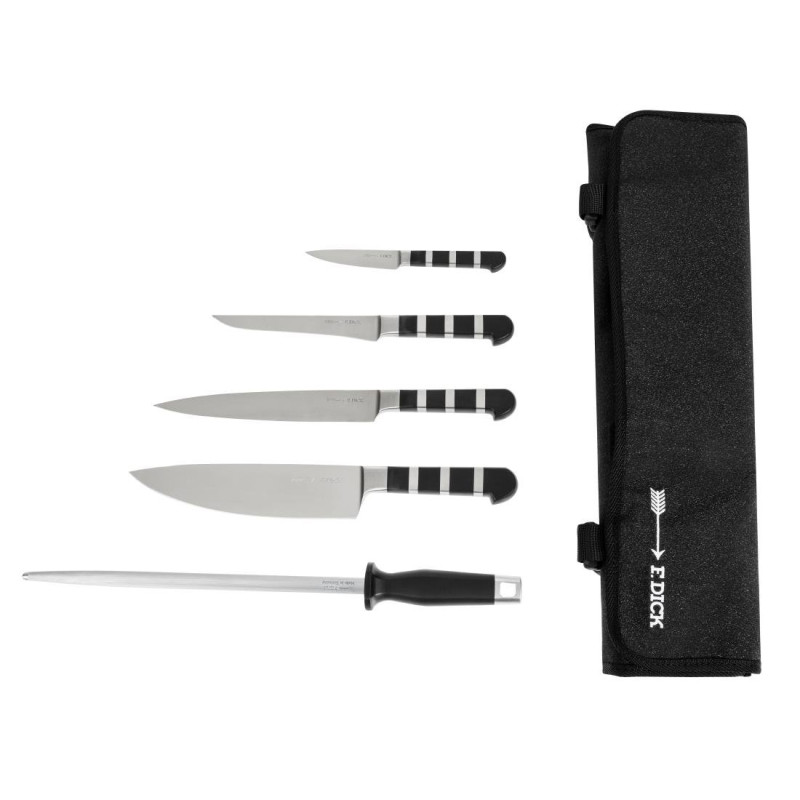 Set of 5 Knives with Case - Dick