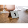 Stainless steel table numbers 1 to 10 - Olympia - Fourniresto