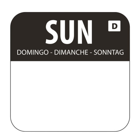 Soluble Food Labels "Dimanche" - Vogue