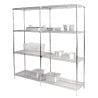 Set of 2 Metal Shelves - W 1220 x D 457mm - Vogue