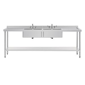 Stainless Steel Sink - L 2400 x D 600 mm - Vogue