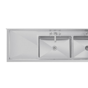 Stainless Steel Sink - W 2400 X D 600mm - Vogue