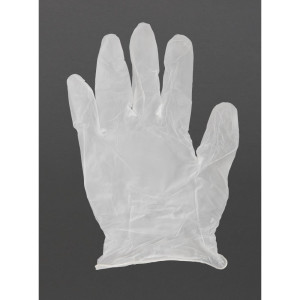 Non-powdered vinyl gloves L - Vogue - Fourniresto