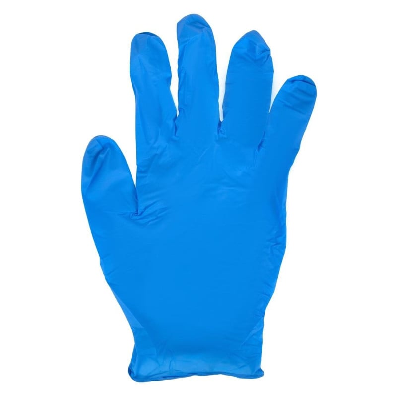 Non-Powdered Blue Nitrile Gloves - Size S - Pack of 100 - FourniResto - Fourniresto Non-Powdered Blue Nitrile Gloves - Size S - Pack of 100 - FourniResto - Fourniresto