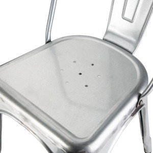 Bistro Steel Chairs - Set of 4 - Bolero