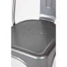 Chairs in Metallic Gray Steel - Set of 4 - Bolero