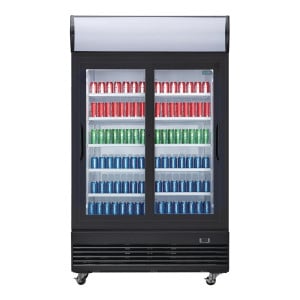 Refrigerated Display Cabinet for Drinks - Sliding Doors - 950 L - Polar