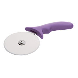 Pizza Cutter Hygiplas: 102mm, Purple Color, Allergens.