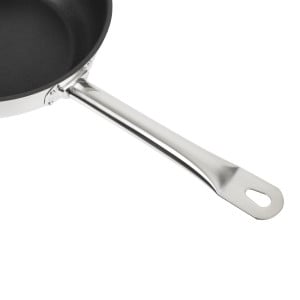 Vogue Stainless Steel Non-Stick Saute Pan Ø 240 mm - Teflon Platinum Plus