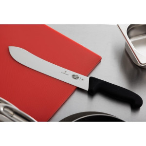 Couteau de Boucher 255 mm Victorinox: Lame Ultra-Tranchante en Acier Inoxydable