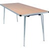 Table Pliante Effet Hêtre Contour 1830mm - Pratique et Robuste