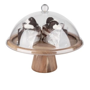 Acacia Cake Stand Olympia: Natural Elegance & Environmental Respect