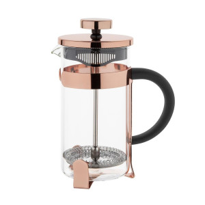 Cafetière à Piston Contemporaine Inox Cuivre 3 Tasses Olympia